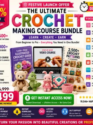 Ultimate Crochet Making Course Bundle