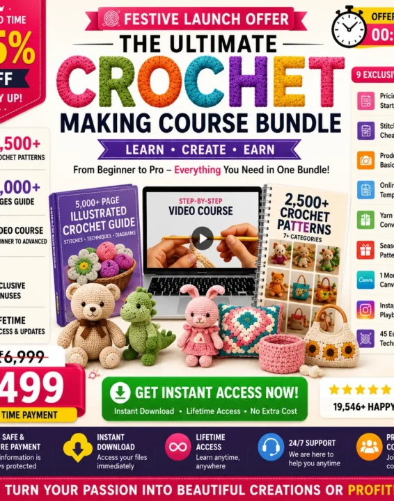 Ultimate Crochet Making Course Bundle